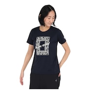 ルコックスポルティフ（lecoqsportif）サンスクリーンスムースニット半袖Tシャツ LT6SHT03L NV00