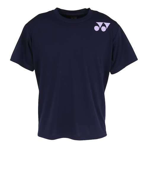 Lサイズ テニスウェア YONEX ブラック/パープル フィット ゲームシャツ メンズ テニスウェア YONEX（ヨネックス） ウェア