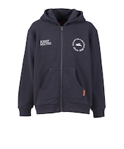 クリフメイヤー（KRIFF MAYER）キッズ 裏毛ジップアップパーカー J2537827:17:CHARCOAL
