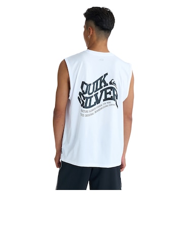 クイックシルバー（Quiksilver）ラッシュガード BEND LOGO サーフタンクトップ 速乾 26SPQLY261026WHT