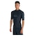 クイックシルバー（Quiksilver）ALL TIME SR ハイネック半袖ラッシュガード 速乾 UPF50+ ストレッチ 26SPQLY261006BLK2