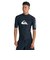 クイックシルバー（Quiksilver）ALL TIME SR ハイネック半袖ラッシュガード 速乾 UPF50+ ストレッチ 26SPQLY261006BLK1