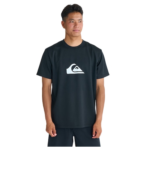 クイックシルバー（Quiksilver）COMP LOGO 半袖 ラッシュガード サーフTシャツ 速乾 26SPQLY261017BLK