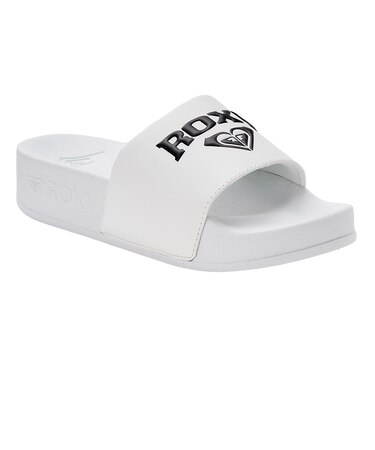 ロキシー（ROXY）シャワーサンダル スリッピー プラットフォーム 厚底スライドサンダル ホワイト 26SPRSD261001WHT カジュアル シューズ