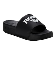 ロキシー（ROXY）シャワーサンダル スリッピー プラットフォーム 厚底スライドサンダル ブラック 26SPRSD261001BLK サンダル カジュアル シ…