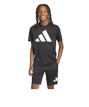 アディダス（adidas）ジュニア トレイン エッセンシャルズ ビッグロゴ 半袖Tシャツ CQ065-KB6805