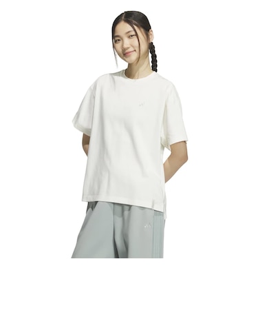 アディダス（adidas）エッセンシャルズ プラス スリーストライプス ルーズフィット半袖Tシャツ IE637-KF8256