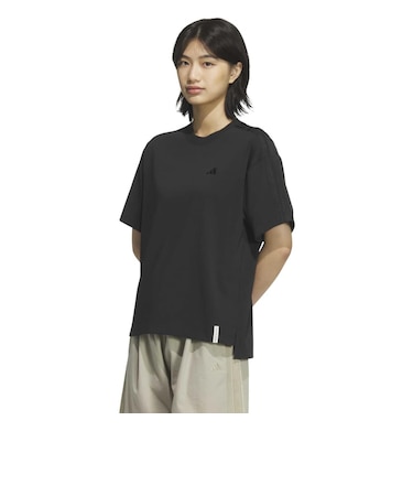アディダス（adidas）エッセンシャルズ プラス スリーストライプス ルーズフィット半袖Tシャツ IE637-KF8255