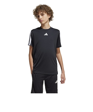 アディダス（adidas）キッズ トレイン エッセンシャルズ スリーストライプス 半袖Tシャツ KQH02-JJ1032