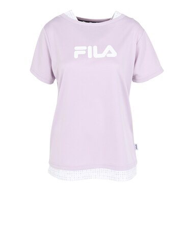 フィラ（FILA）テニスウェア 半袖フェイクTシャツ CE6SAW040-LAV