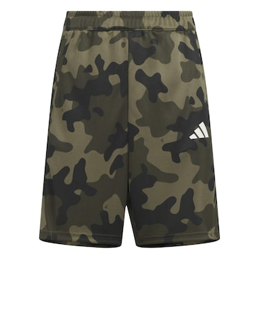 アディダス（adidas）ジュニア エッセンシャルズ カモ パック ルーズフィット ダブルAOPニットショーツ DVM63-KF9045