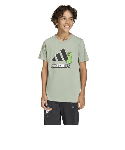 アディダス（adidas）ジュニア マインクラフトトレーニングTシャツ HG823-KD6873