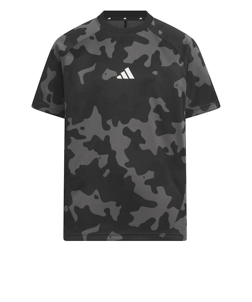 アディダス（adidas）ジュニア エッセンシャル カモ パック ルーズフィット ダブルニット AOP Tシャツ F5706-KF9051