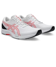 アシックス（ASICS）ランニングシューズ トレーニングシューズ 部活 ライトレーサー 6 ホワイト レッド 1011B971.102 スポーツ シューズ