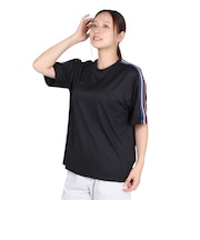 ルコックスポルティフ（lecoqsportif）ジャガード半袖ポロシャツ LU5FHT00L BK00