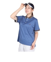 ルコックスポルティフ（lecoqsportif）ジャガード半袖ポロシャツ LU5FHS00L BL00