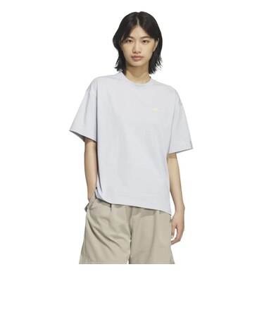 アディダス（adidas）エッセンシャルズ プラス スモールロゴ ルーズフィット半袖Tシャツ L3156-KF8272