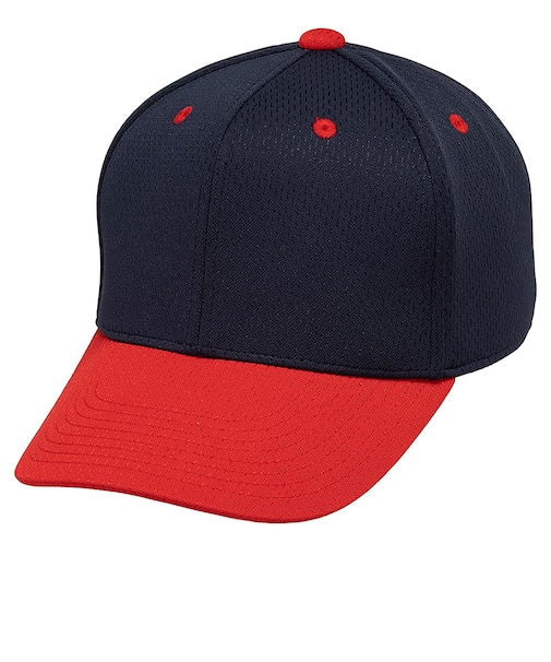 ミズノ（MIZUNO）野球 帽子 オールメッシュ 六方型 キャップ 12JWBB0370