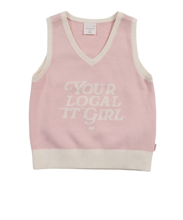 アバクロンビー&フィッチ（Abercrombie & Fitch）ガールズ INTARSIA ベスト 43AM35-AGX