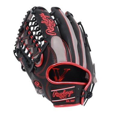 ローリングス（Rawlings）ソフトボール用グラブ グローブ オールラウンド用 左投用 ハイパーテックカラーズ Y719 GS6HTCY719-B/GRY-…