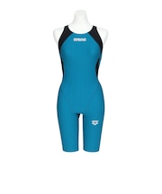 アリーナ（ARENA）競泳水着 水泳 アクアレ-シング ワンピ-ススパッツ S-Lサイズ 青 ブルー WA承認モデル AS6SRC50L BLBK