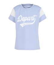 ジュニア 袖メッシュ切替半袖Tシャツ 116846 SAX