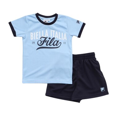 フィラ（FILA）ジュニア Tシャツハーフパンツ 上下セット 116717 SAX