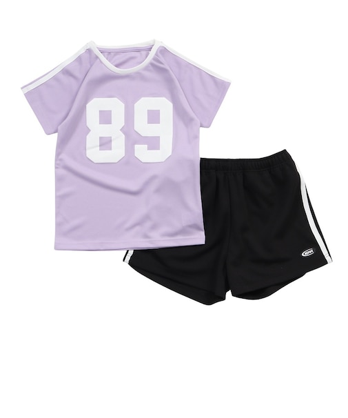 ジュニア Tシャツハーフパンツ 上下セット 116844 LAV