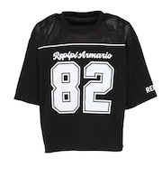 ジュニア 切替半袖Tシャツ 116847 BK