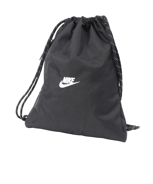 NIKE ブラック ジムサック ドローストリング ナップザック ナイキ（NIKE）ジムサック ヘリテージ 2.0 ドローストリングバッグ 黒