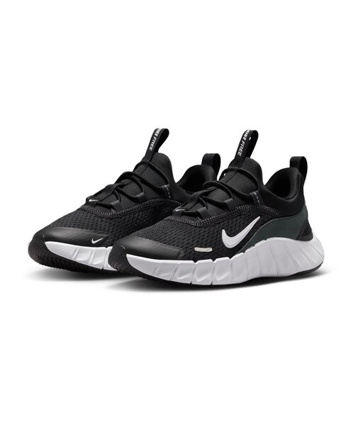 ナイキ（NIKE）ジュニア スポーツシューズ ベルクロ ベルト付き スニーカー フリー ライド PS ブラック IQ5811-001 スポーツ シューズ