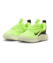 ナイキ（NIKE）ジュニア スポーツシューズ ベルクロ ベルト付き スニーカー フリー ライド TD フラッシュグリーン  IQ5810-700 スポーツ シ…