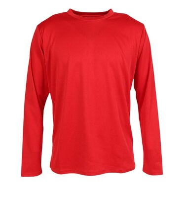 デュアリグ（DUARIG）ドライプラス ワンポイント 長袖Tシャツ 5S0037-TRCT-863ES# RED