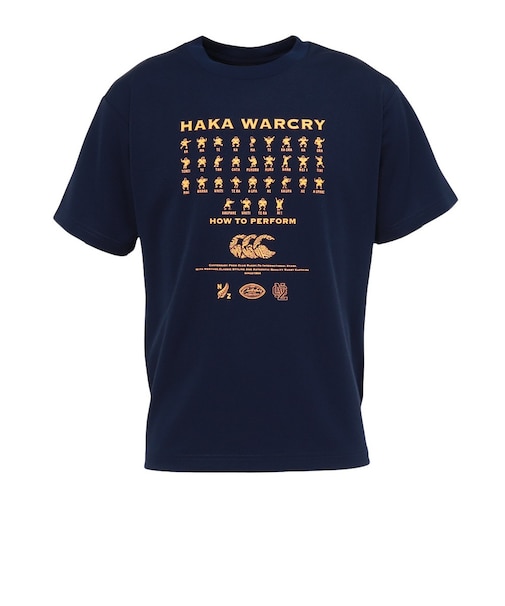 カンタベリー（canterbury）HAKA WAR CRY 半袖Tシャツ RSU32634 N