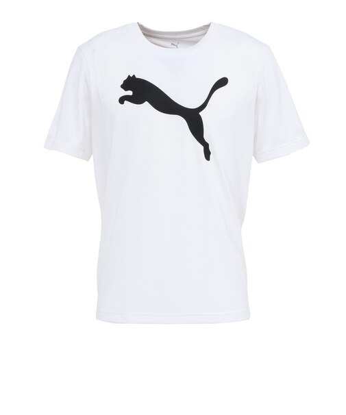 プーマ（PUMA）ESS プーマロゴ ポリ Tシャツ 687563 02 WHT