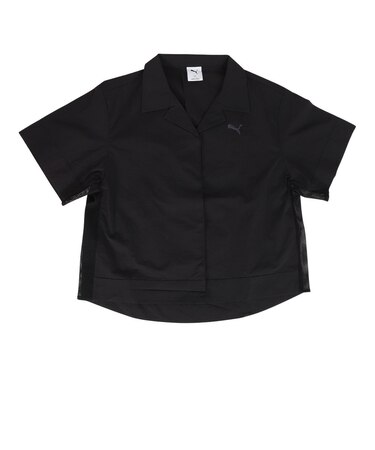 プーマ（PUMA）ESS ELEVATED ウーブン 半袖シャツ 693773 01 BLK