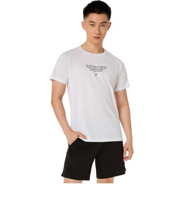 アシックス（ASICS）サイバークールショートスリーブシャツ 2033C040.100