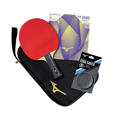 ミズノ（MIZUNO）卓球ラケット シェイク TECHNIXスタートセット ピンク 83JTTD9097