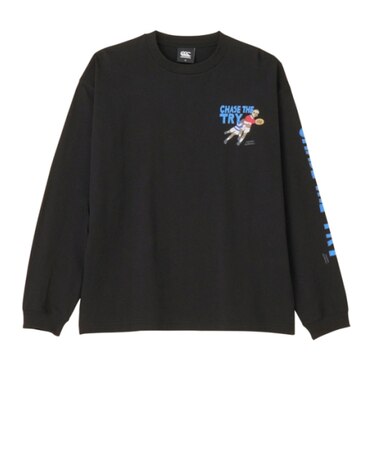 カンタベリー（canterbury）ロングスリーブ チェイスザトライTシャツ RSU42612 K