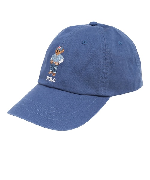 ボーイズ 8才～20才)Polo ベア インディゴ デニム ボール キャップ
