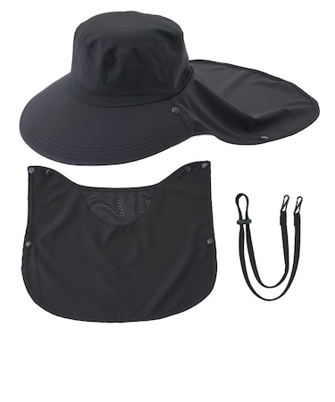 サンファミリー（SUN FAMILY）ハット UV&クール フェイスカバー付き3WAY帽子 SUNF-700085-26