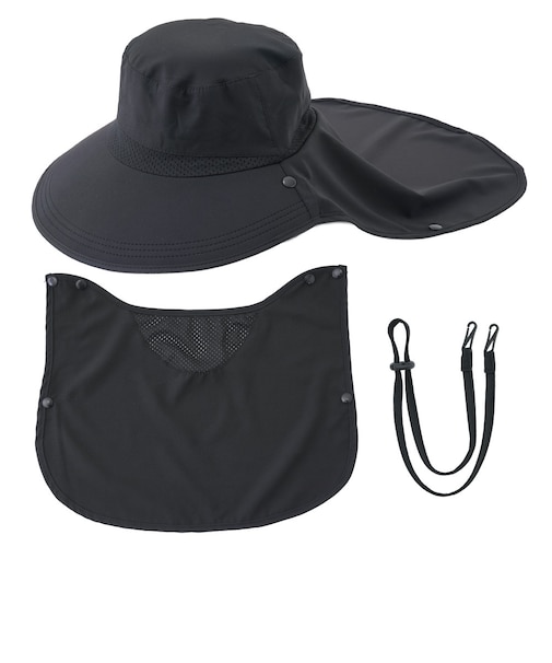 サンファミリー（SUN FAMILY）ハット UV&クール フェイスカバー付き3WAY帽子 SUNF-700085-26