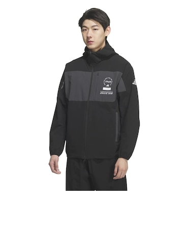アディダス（adidas）アダプテーション レギュラーフィット ライト ウーブン フード付き フルジップ トラックトップ DM078-KF6208