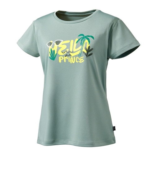 プリンス（PRINCE）テニスウェア レディース Tシャツ 吸汗速乾 UPF50 WS6062 451 SGG