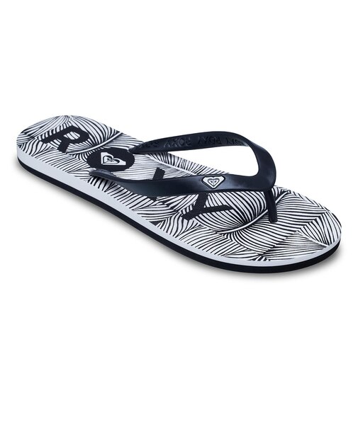 ロキシー（ROXY）TAHITI VII ボタニカル柄ビーチサンダル 26SPERSD261092BKW