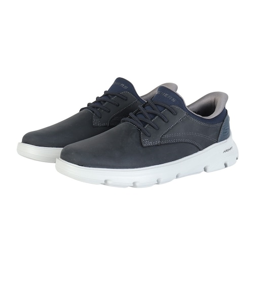 スケッチャーズ（SKECHERS）カジュアルシューズ スリップインズ リラックスドフィット アーチフィット ガルザ ラングストン ネイビー 205511-NVY