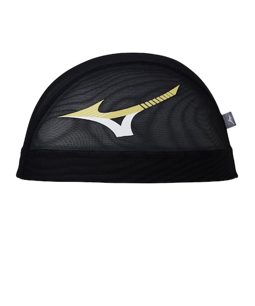 ミズノ（MIZUNO）スイミングキャップ 水泳 メッシュキャップ 黒 M-Lサイズ N2JWD00109 スイムキャップ メッシュ 水泳帽