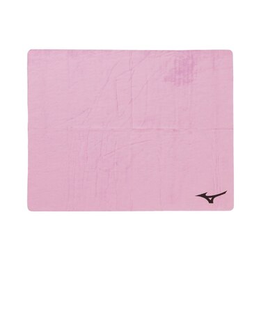 ミズノ（MIZUNO）スイムタオル 水泳 タオル ピンク 44×68cm N2JYD01084 スイミングタオル 吸水 抗菌 無地 大判