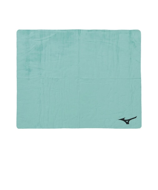 ミズノ（MIZUNO）スイムタオル 水泳 タオル 緑 44×68cm N2JYD01033 スイミングタオル 吸水 抗菌 無地 大判