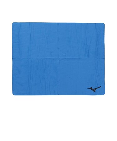 ミズノ（MIZUNO）スイムタオル 水泳 タオル 青 44×68cm N2JYD01027 スイミングタオル 吸水 抗菌 無地 大判
